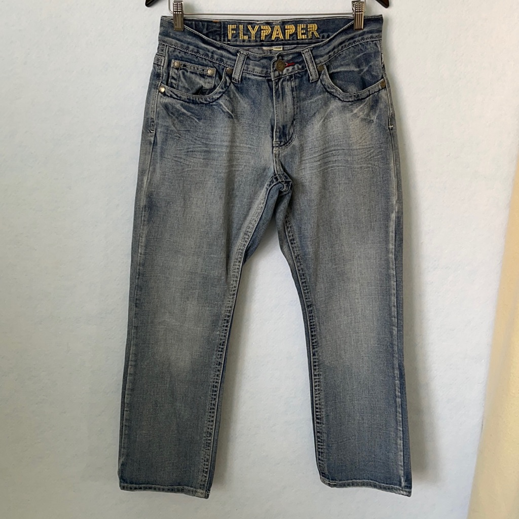 Flypaper Mens Straight Leg Jeans